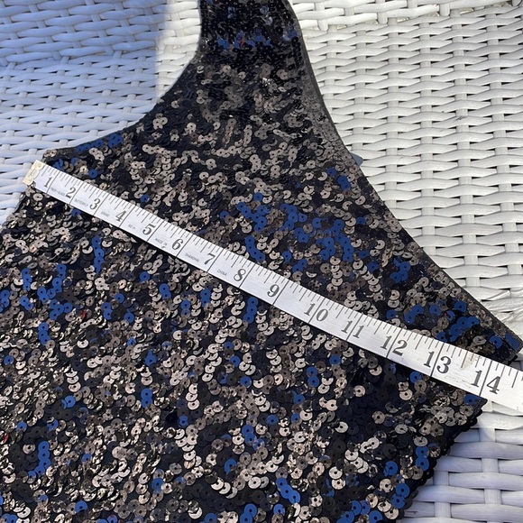 NWT- Anna-Kaci One-Shoulder Sequin Mini Dress Size S - Picture 10 of 11